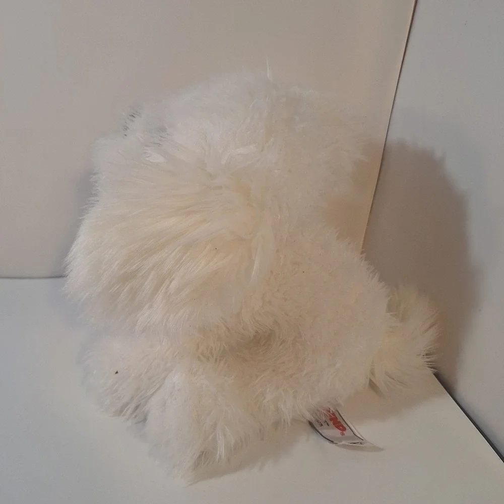 Gund‎ Georgie Puppy Dog  White ShaggyPlush Stuffed Animal 12